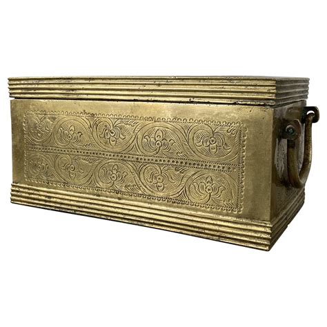 vintage black box with metal|brass monument metal boxes.